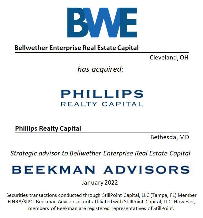 Bellwether Enterprise Real Estate Capital & Phillips Realty Capital