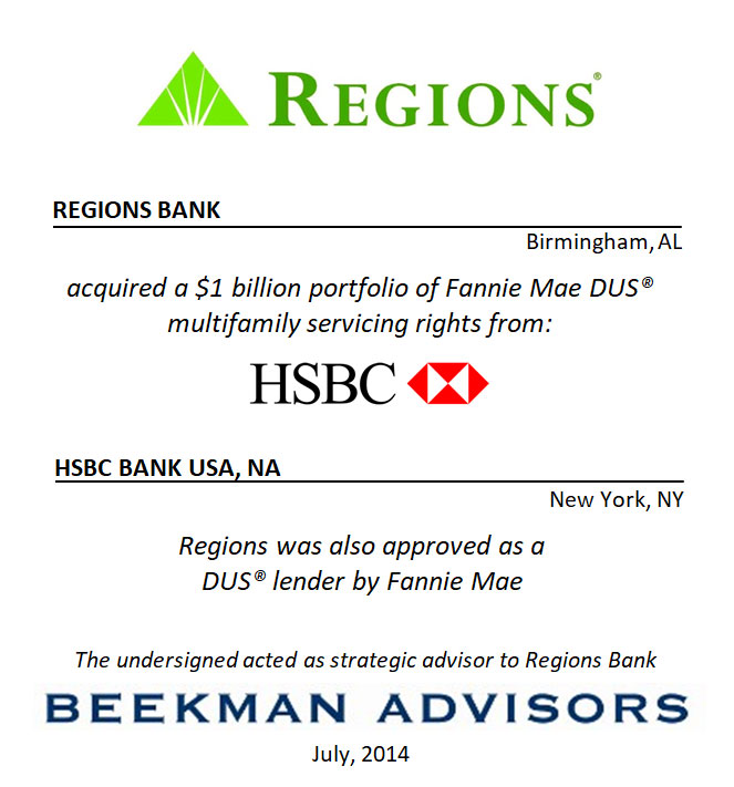 Regions Bank and HSBC Bank USA, NA